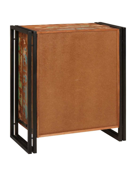 Armadio da Notte Multicolore legno massello di riciclo