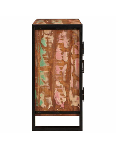 Armadio da Notte Multicolore legno massello di riciclo