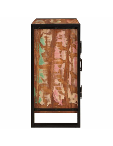 Armadio da Notte Multicolore legno massello di riciclo