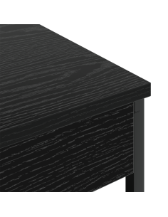 Armadio da Notte 2 pcs Rovere Nero 41 x 31 x 51 cm 2