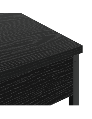 Armadio da Notte 2 pcs Rovere Nero 41 x 31 x 51 cm