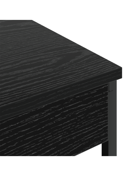 Armadio da Notte 2 pcs Rovere Nero 41 x 31 x 51 cm