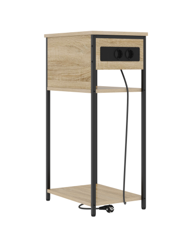 Armadio da Notte Rovere Sonoma 41 x 28 x 76 cm