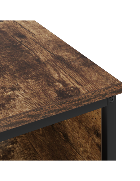 Armadio da Notte Rovere fumé 41 x 28 x 76 cm Legno multistrato