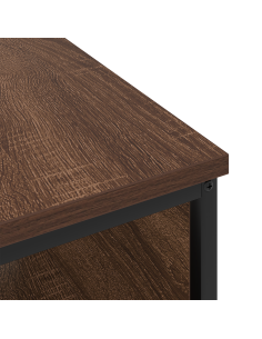 Armadio da Notte Rovere Marrone 41 x 28 x 76 cm 2