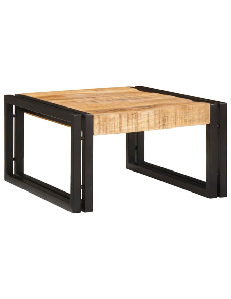 Mensola da bagno 40 x 50 x 23 cm Legno di mango massello, Ferro