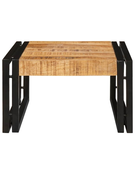 Mensola da bagno 40 x 50 x 23 cm Legno di mango massello, Ferro