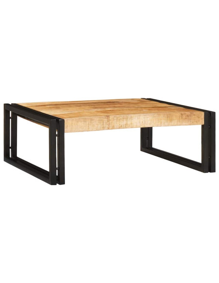 Mensola da bagno 65 x 50 x 23 cm Legno di mango massello, Ferro