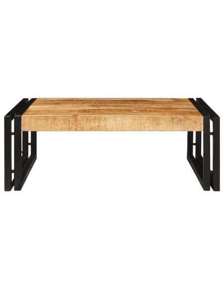 Mensola da bagno 65 x 50 x 23 cm Legno di mango massello, Ferro