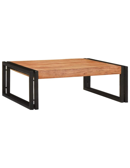 Mensola da bagno 65 x 50 x 23 cm Legno di mango massello, Ferro