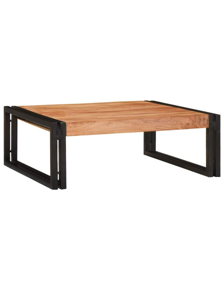 Mensola da bagno 65 x 50 x 23 cm Legno di mango massello, Ferro
