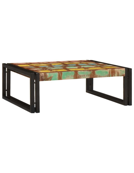 Mensola da bagno 65 x 50 x 23 cm Legno di mango massello, Ferro