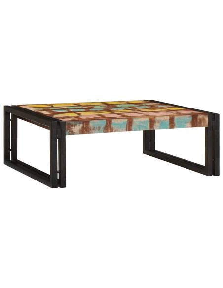 Mensola da bagno 65 x 50 x 23 cm Legno di mango massello, Ferro