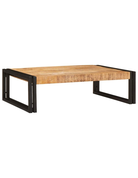 Mensola da bagno 80 x 50 x 23 cm Legno di mango massello, Ferro