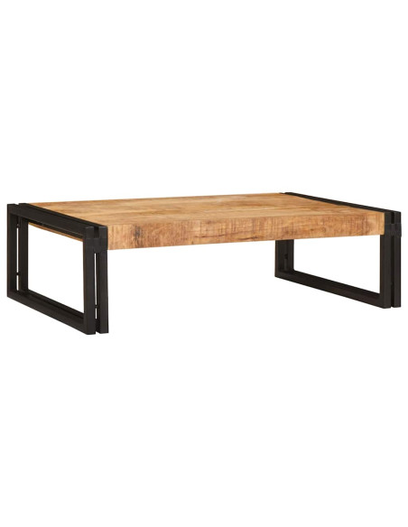 Mensola da bagno 80 x 50 x 23 cm Legno di mango massello, Ferro