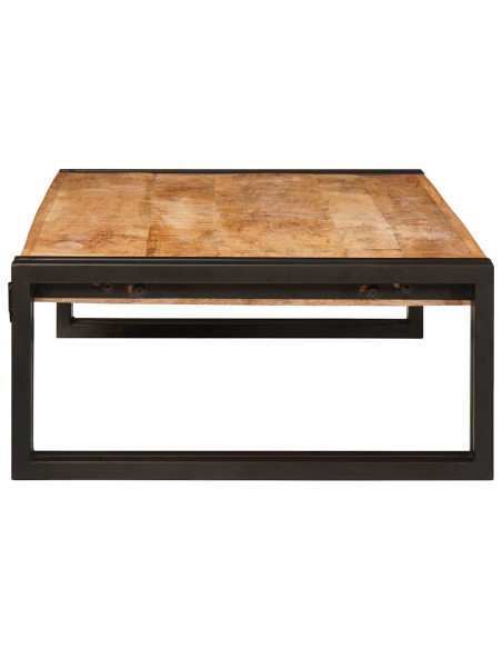 Mensola da bagno 80 x 50 x 23 cm Legno di mango massello, Ferro