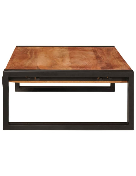 Mensola da bagno 80 x 50 x 23 cm Legno di mango massello, Ferro
