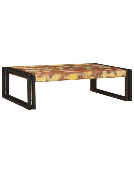 Mensola da bagno 80 x 50 x 23 cm Legno di mango massello, Ferro