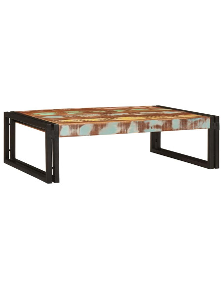 Mensola da bagno 80 x 50 x 23 cm Legno di mango massello, Ferro