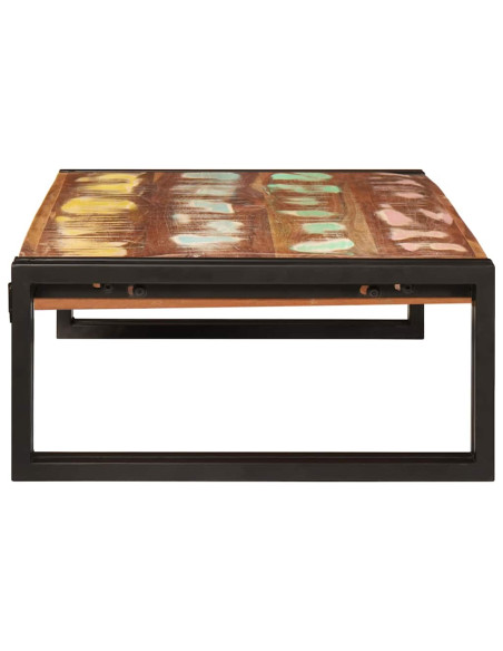 Mensola da bagno 80 x 50 x 23 cm Legno di mango massello, Ferro