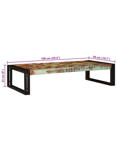 Mensola da bagno con lo scaffale Multicolore 100 x 50 x 23 cm