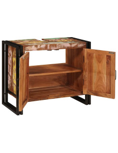 Armadio sottolavello Multicolore Legno Recuperato Massello 2