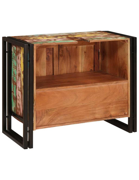 Armadio sottolavello Multicolore Legno Recuperato Massello