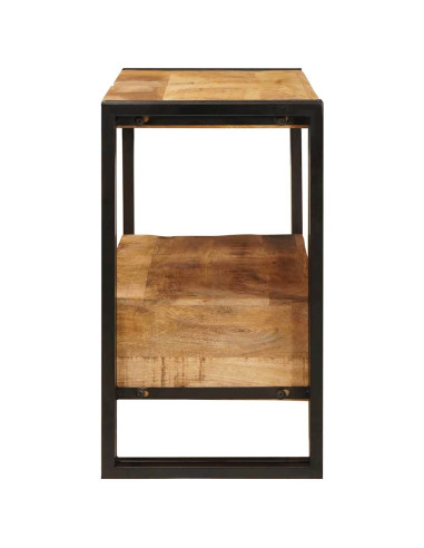 Armadio da bagno con cassetto Marrone Legno di mango massello