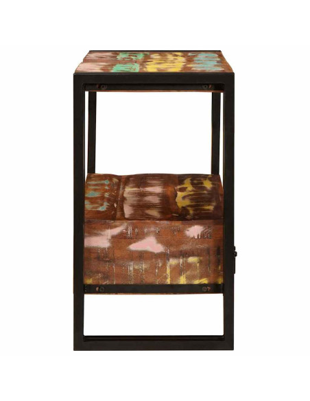 Armadio da bagno Multicolore Legno Recuperato Massello