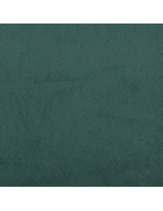 Giroletto con Testiera Verde Scuro 80x200 cm in Velluto