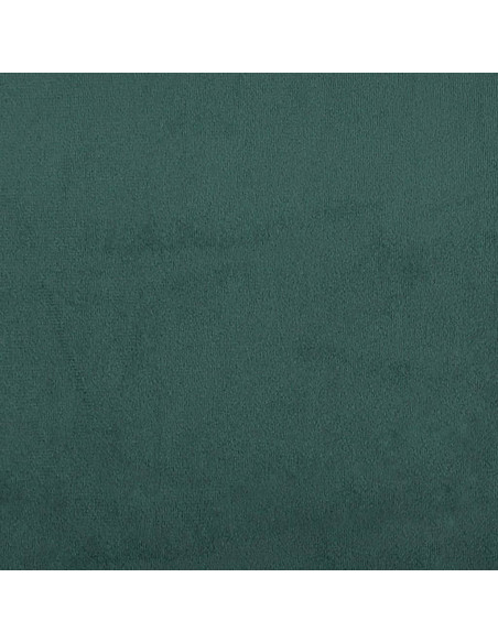 Giroletto con Testiera Verde Scuro 80x200 cm in Velluto