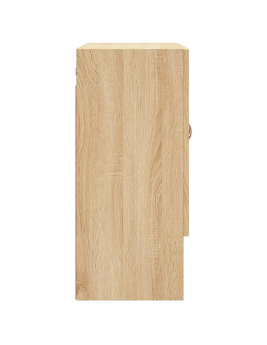 Armadietto a Muro Rovere Sonoma 60x31x70 cm Legno Multistrato