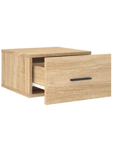 Comodini a Muro 2 pz Rovere Sonoma 35x35x20 cm