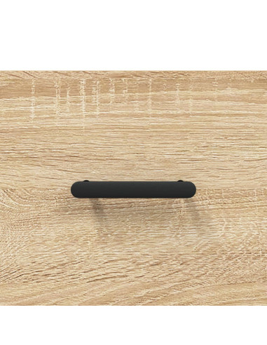 Comodini a Muro 2 pz Rovere Sonoma 35x35x20 cm