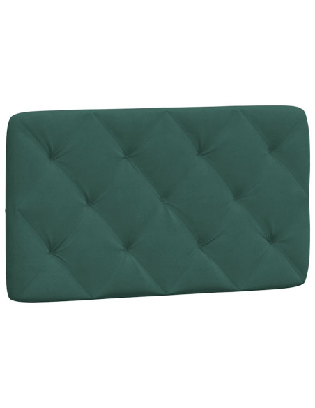 Giroletto con Luci LED Verde Scuro 80x200 cm in Velluto