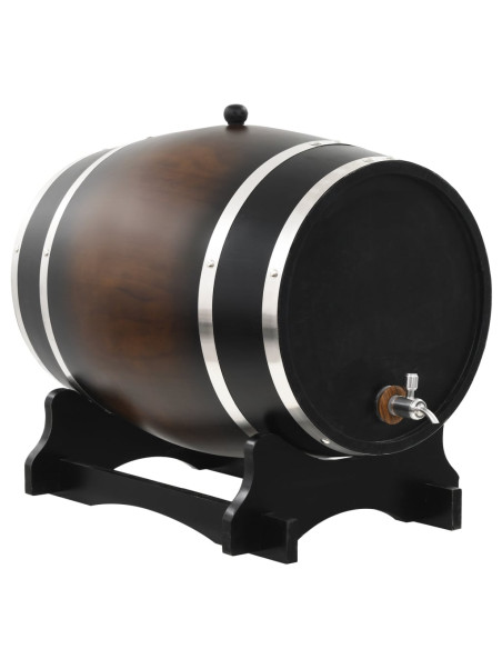 Barilotto di Vino con Spina in Legno Massello di Pino 35 L