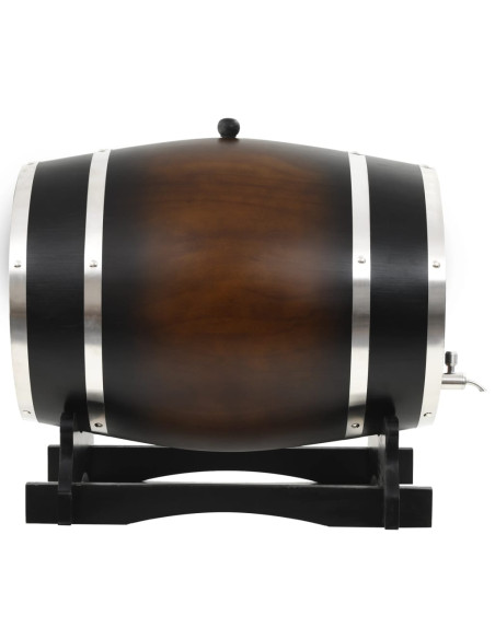 Barilotto di Vino con Spina in Legno Massello di Pino 35 L