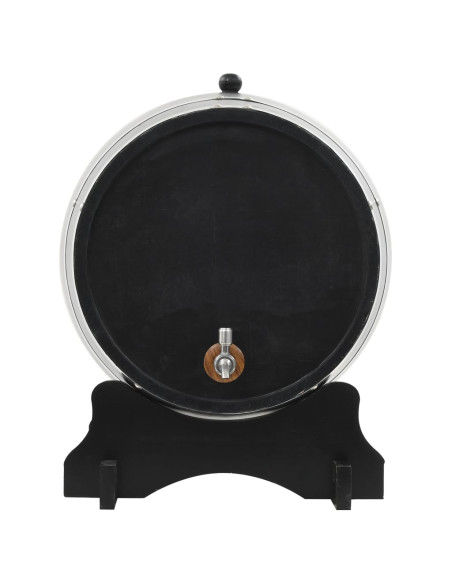 Barilotto di Vino con Spina in Legno Massello di Pino 35 L