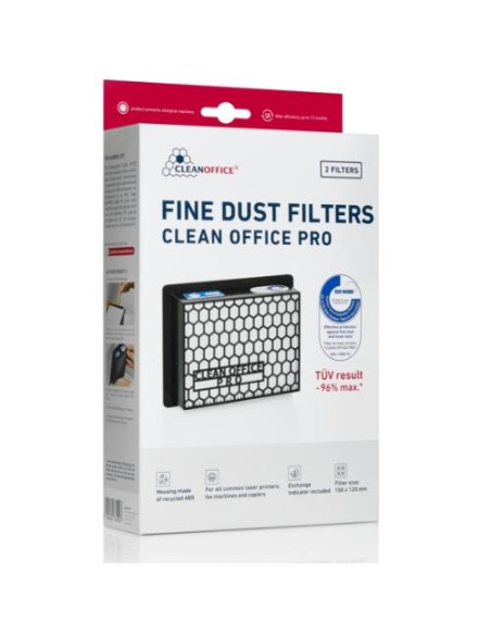 KIT 2 FILTRI TONER UNIVERSALI PER STAMPANTE LASER E FOTOCOPIATRICI CM. 15X12 - 50217
