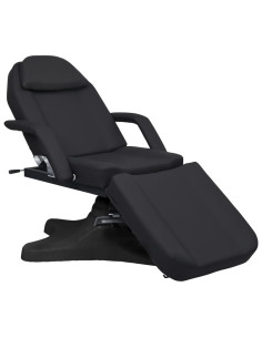 Lettino da Massaggio Nero 180x62x(86,5-118) cm 2