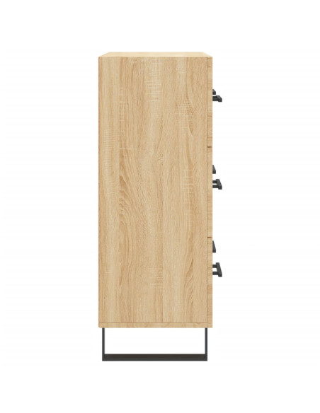 Credenza Rovere Sonoma 69,5x34x90 cm in Legno Multistrato