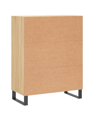Credenza Rovere Sonoma 69,5x34x90 cm in Legno Multistrato