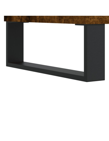 Credenza Rovere Fumo 69,5x34x90 cm in Legno Multistrato