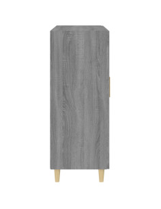Credenza Grigio Sonoma 69,5x34x90 cm in Legno Multistrato