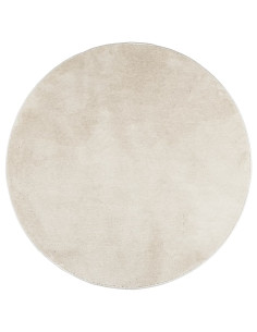 Tappeto OVIEDO a Pelo Corto Beige Ø 160 cm