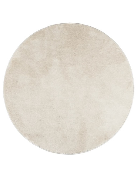 Tappeto OVIEDO a Pelo Corto Beige Ø 160 cm