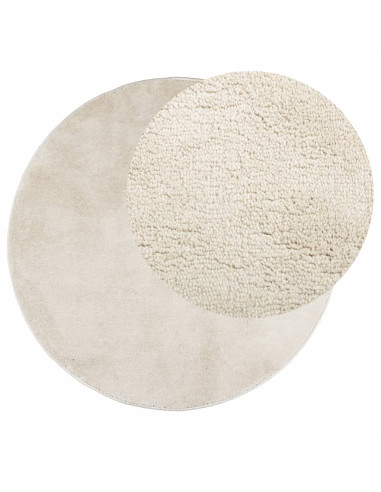 Tappeto OVIEDO a Pelo Corto Beige Ø 160 cm