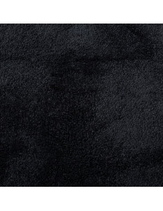 Tappeto OVIEDO a Pelo Corto Nero 120x120 cm
