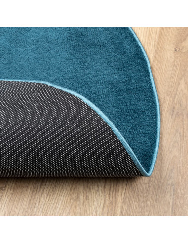 Tappeto OVIEDO a Pelo Corto Turchese Ø 160 cm