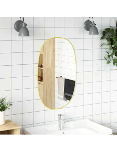 Specchio da Parete Dorato 70x45 cm 2